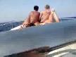 Town on boat with the girls